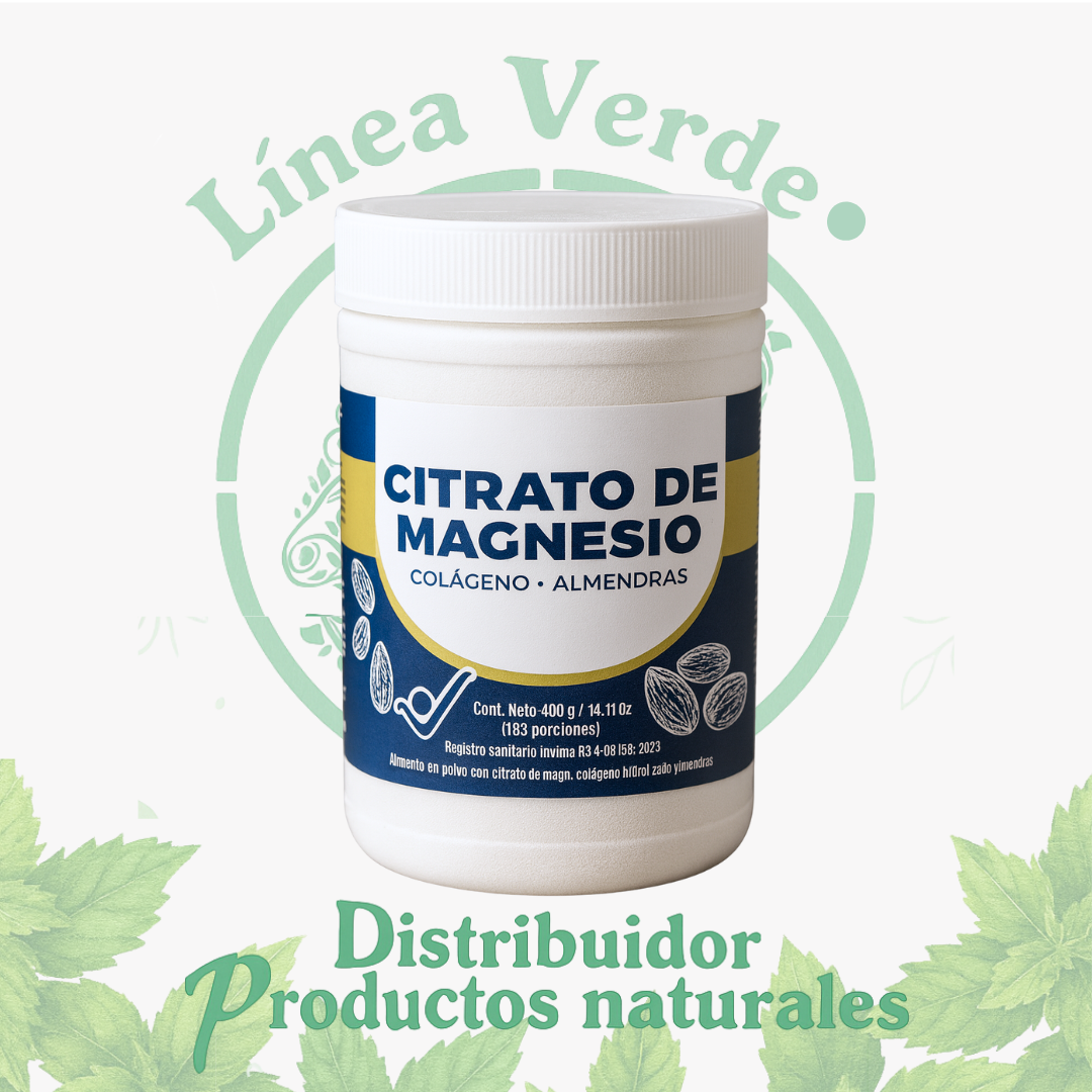 Citrato De Magnecio Con Colageno Y Almendras